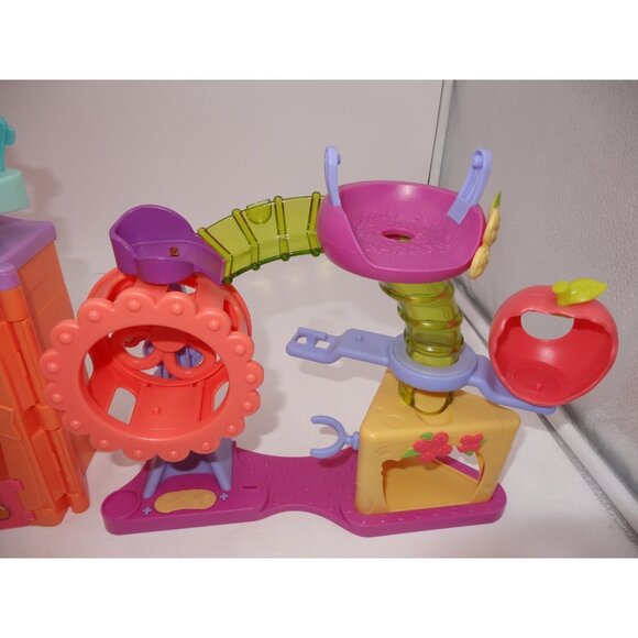 2007 Littlest Pet Shop  Orange Clubhouse Tree House PlaySet Hamster Hideout Tube - Picture 10 of 16